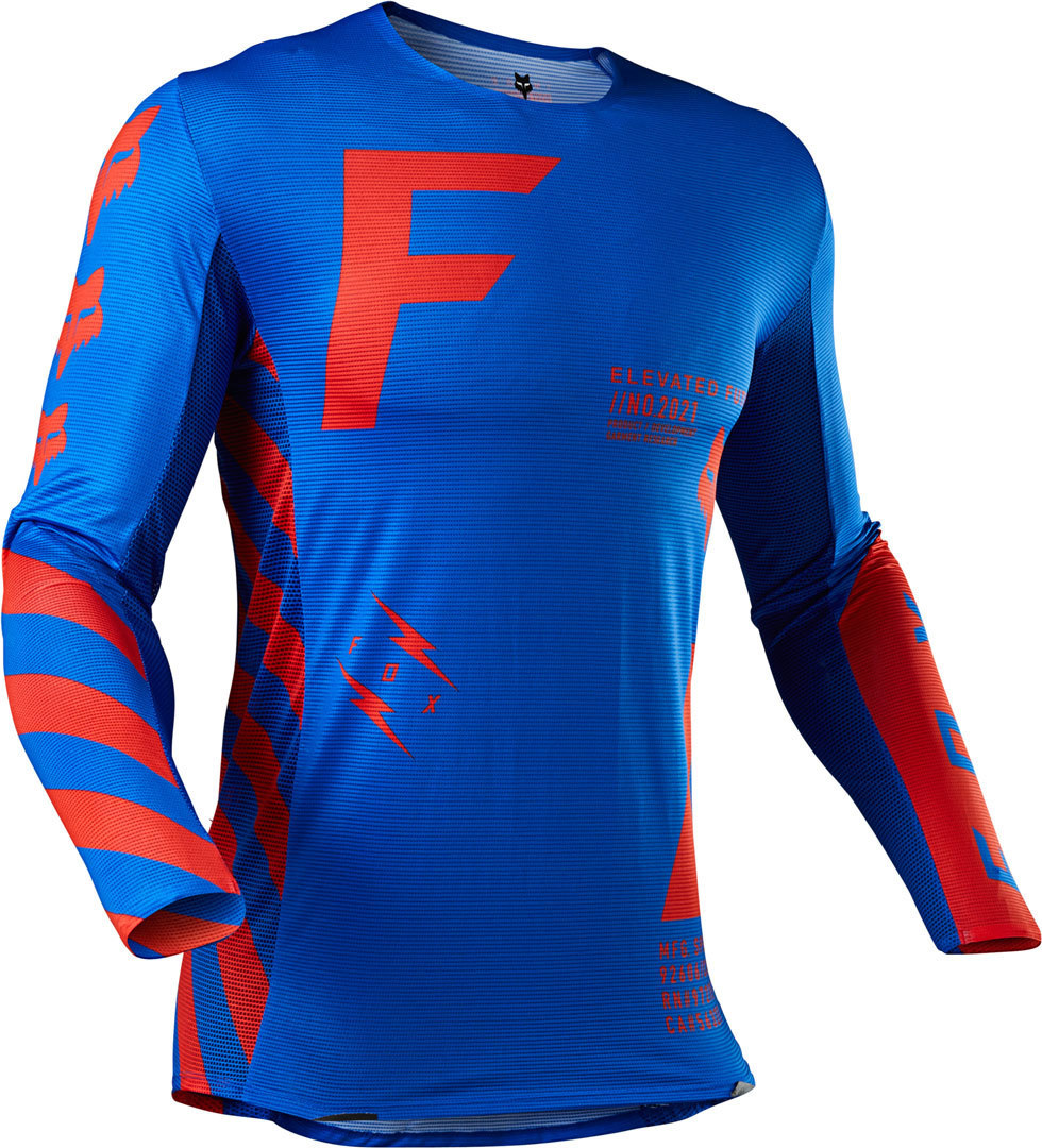 FOX Flexair RIGZ Motocross Jersey blue L Figure 3