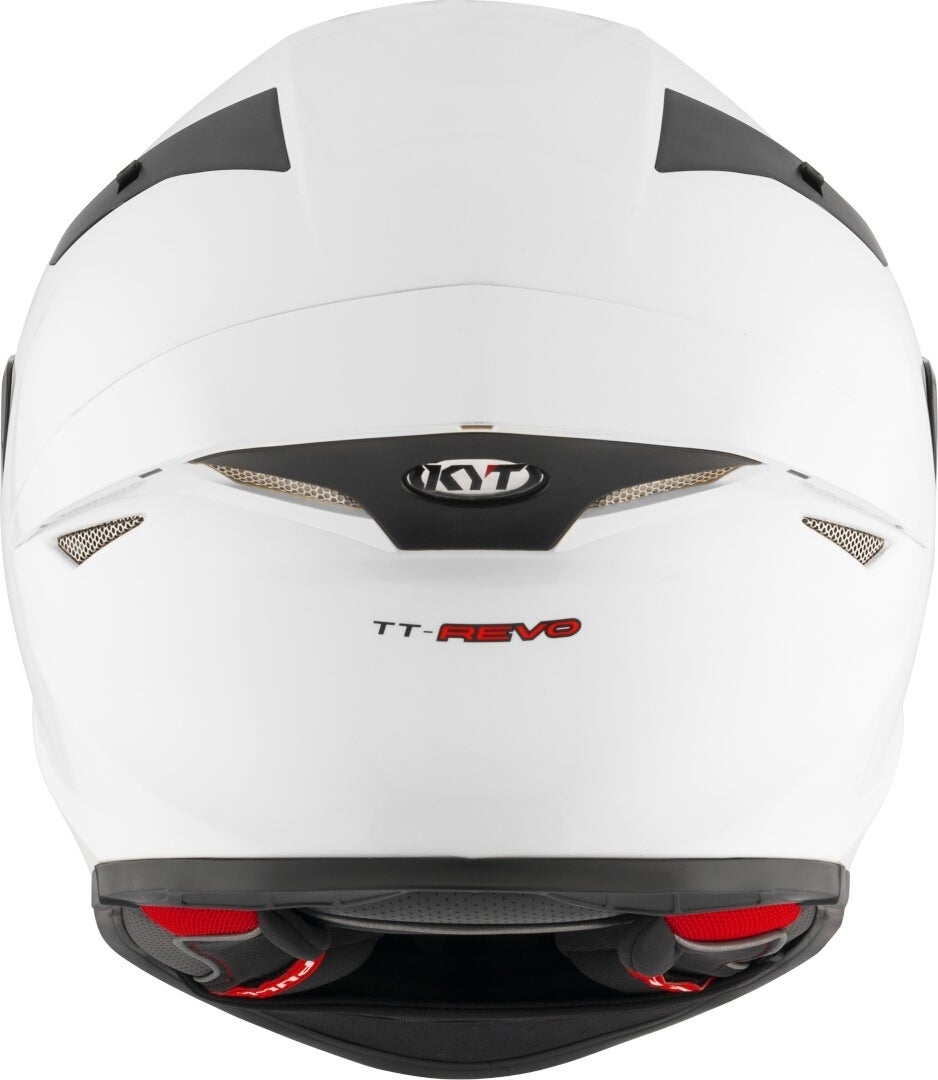 KYT TT-Revo Plain Helm Wit XXL (63) Figuur 8