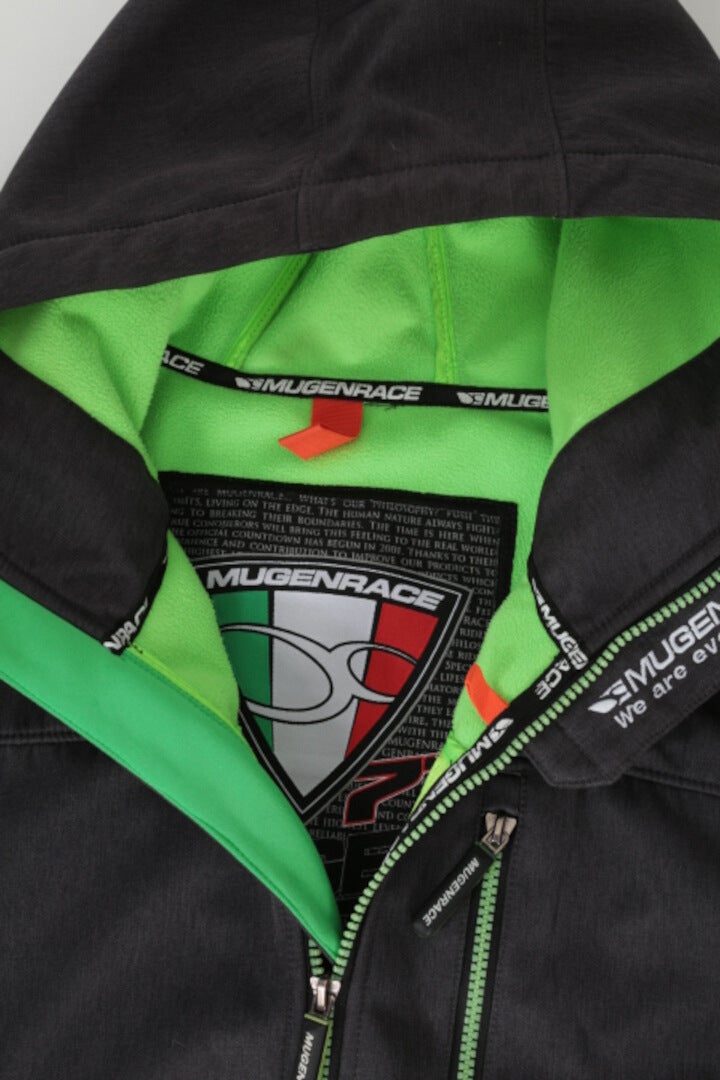 MUGENRACE Pista-BA Softshell Jacket black/green/anthracite XL Figure 3