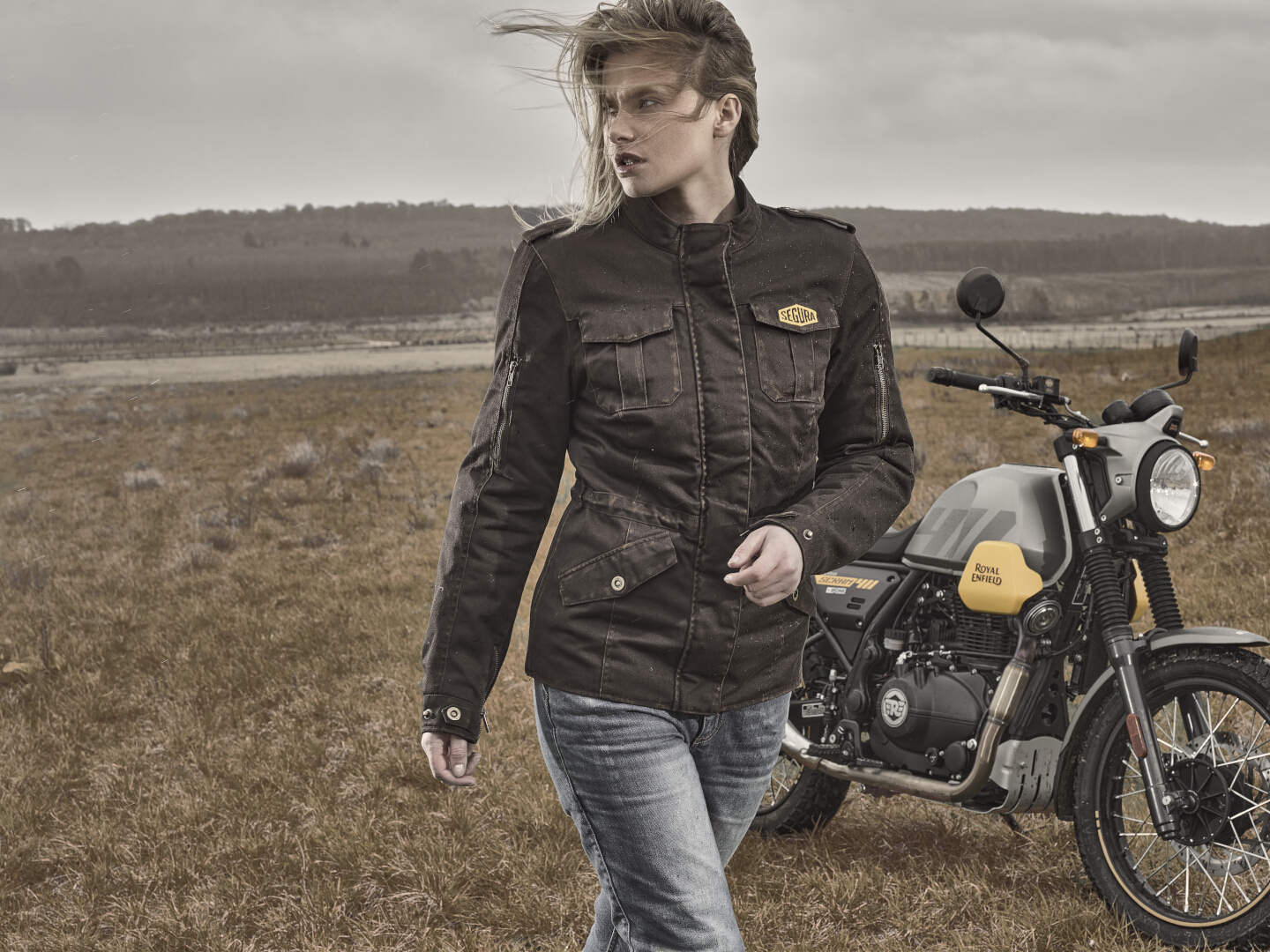 Segura Tabata Ladies Motorcycle Textile Jacket dark brown 48 Figure 3