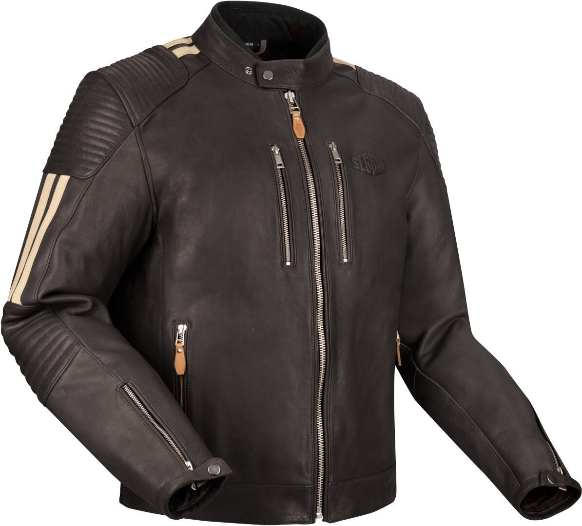 Segura Orion waterproof Motorcycle Leather Jacket brown XL Figure 1