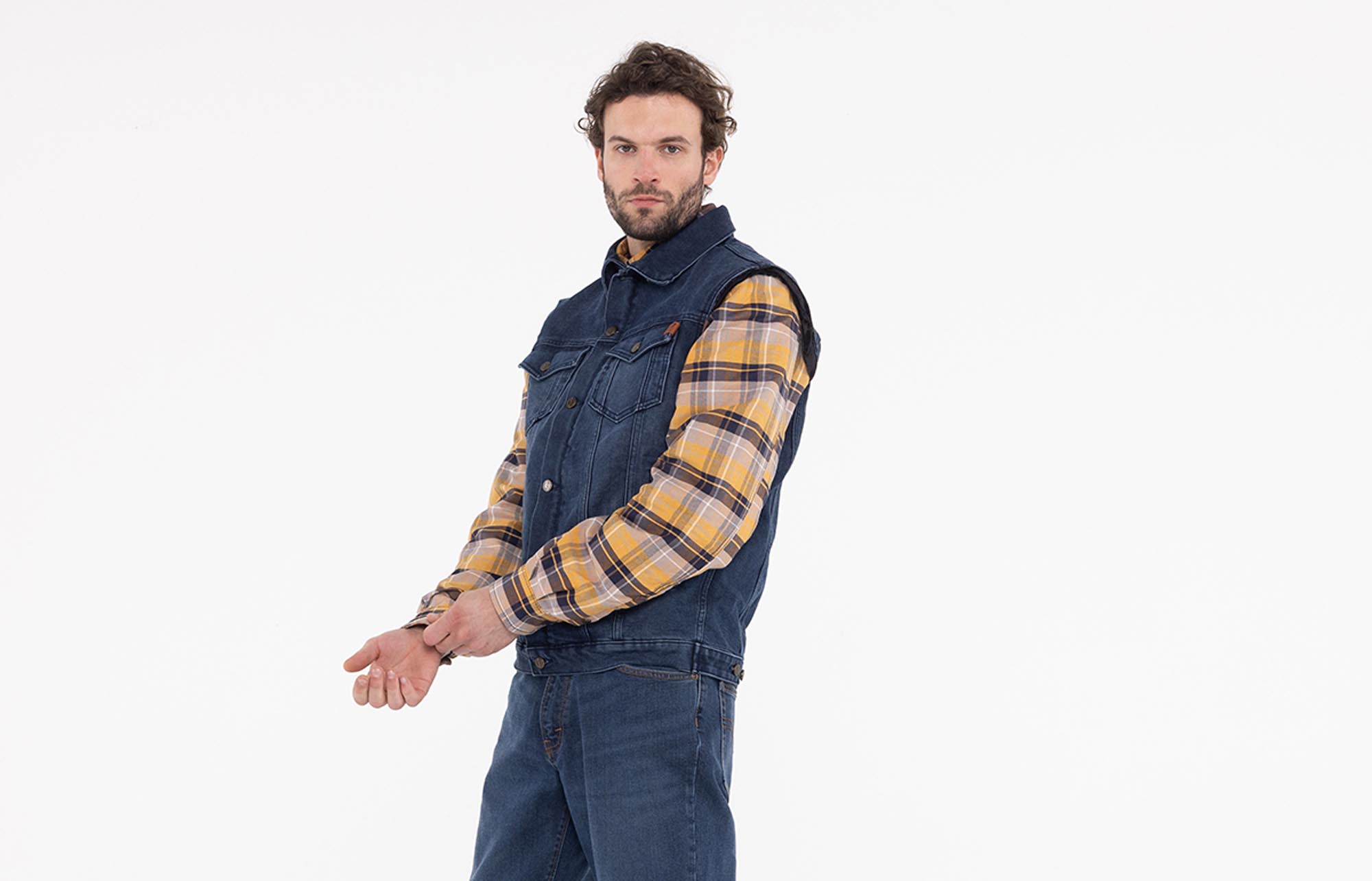 John Doe Trucker Denim Motorcycle Vest 3XL Figure 7