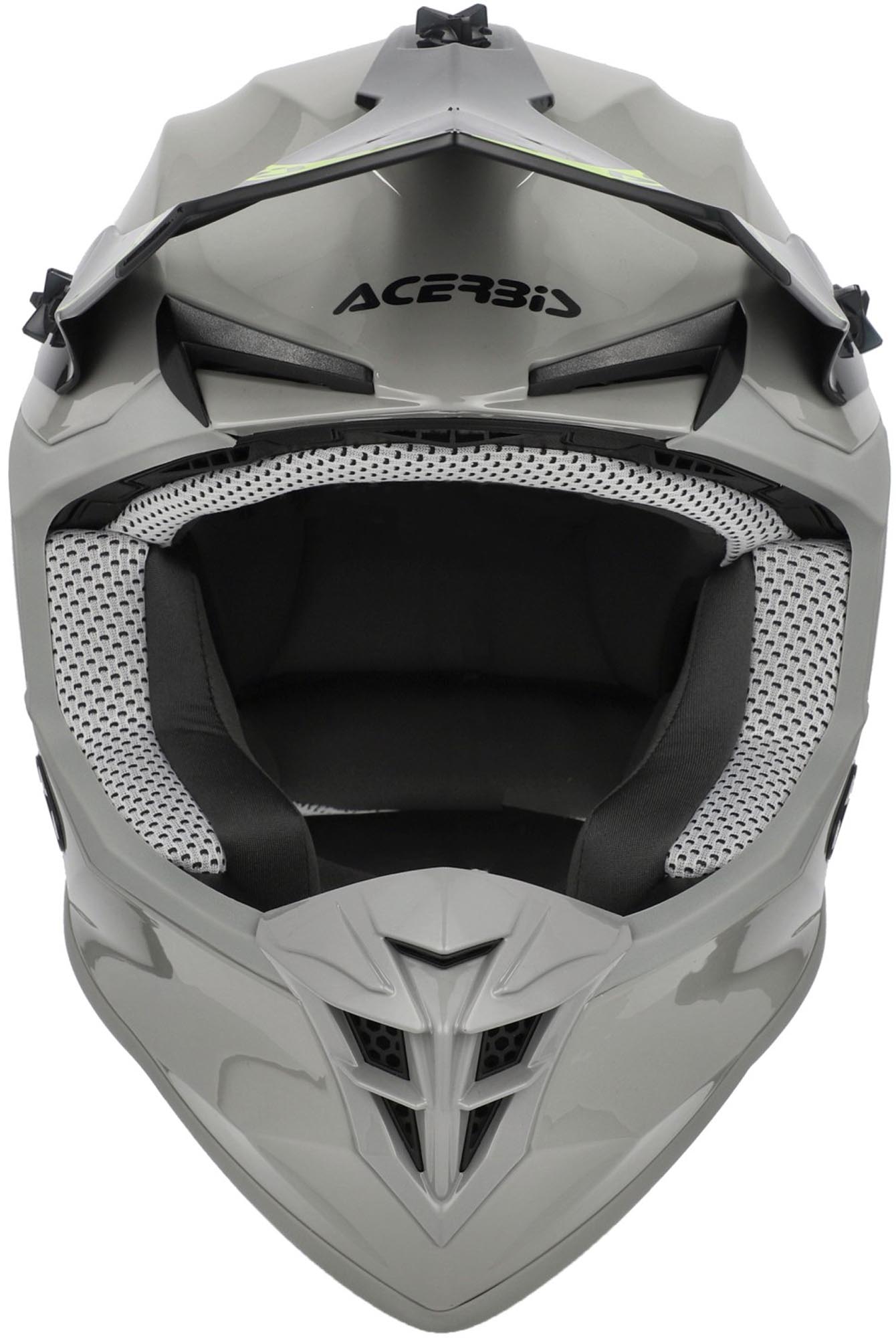 Acerbis Linear Solid Capacete de motocross Cinza claro/néon L (59/60) Figura 4