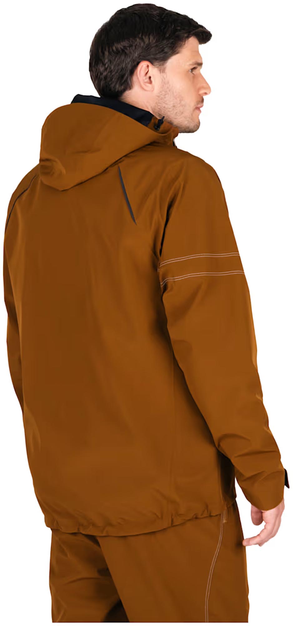Knox Impass Motorcycle Rain Jacket brown M Figure 3