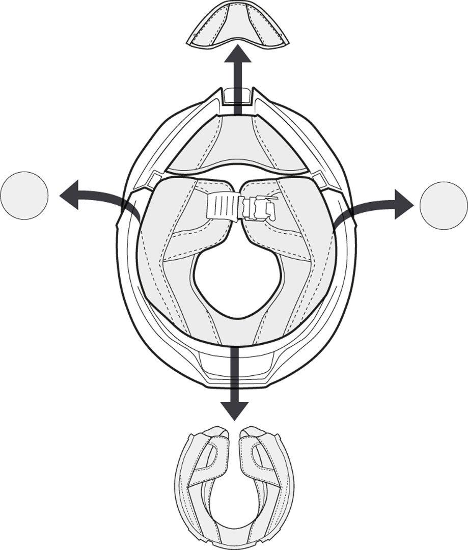 Nexx X.Vilitur Plain Klapphelm titan L Abbildung 7