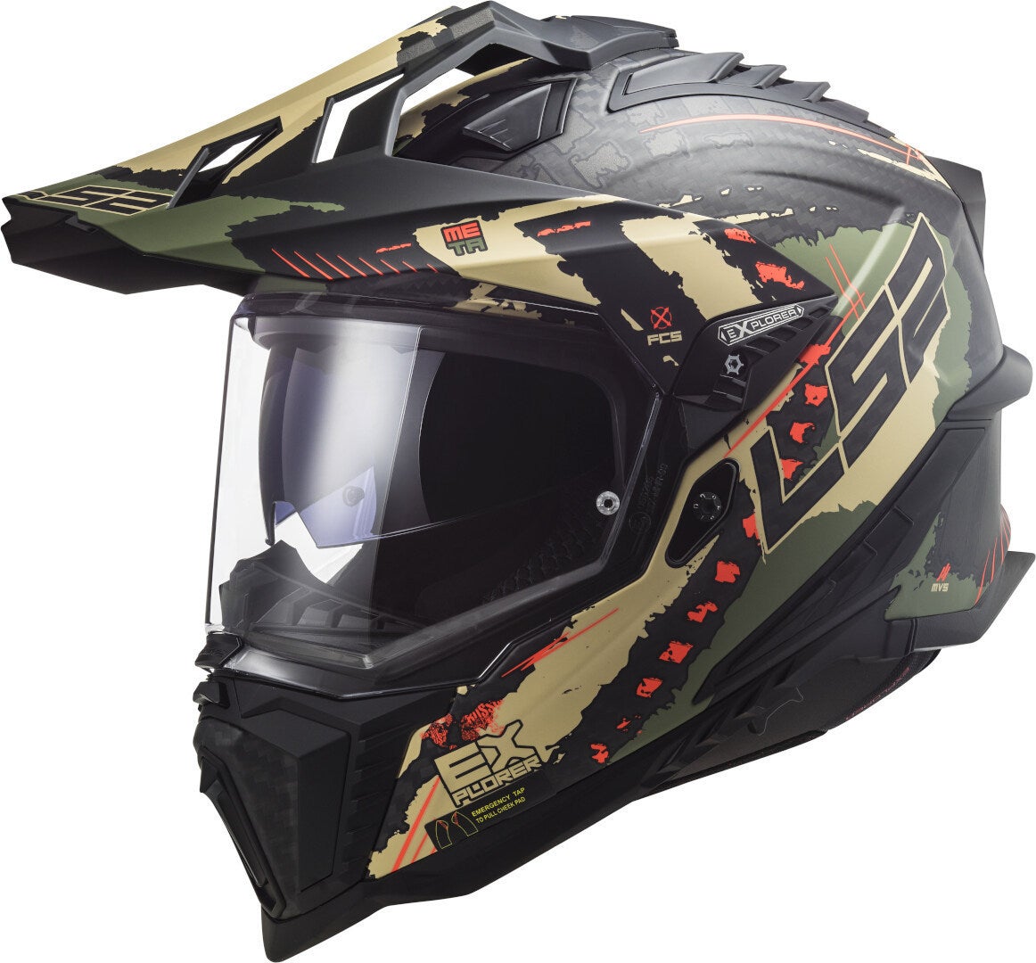 LS2 MX701 Explorer Carbon Extend 06 Motocross Helmet-image-685970003