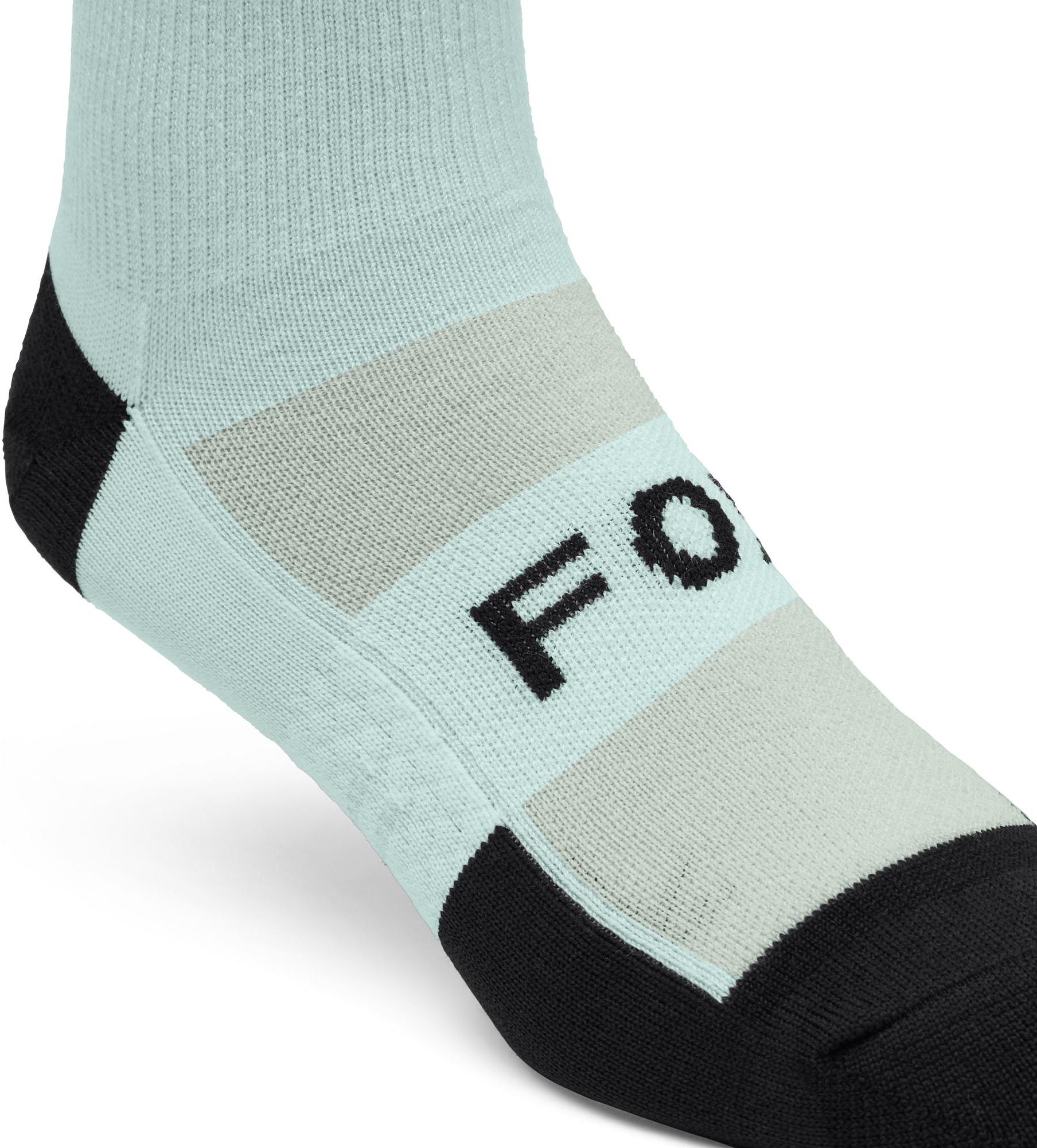 FOX 6" Flexair Merino Fahrrad Socken hellblau S/M Abbildung 3