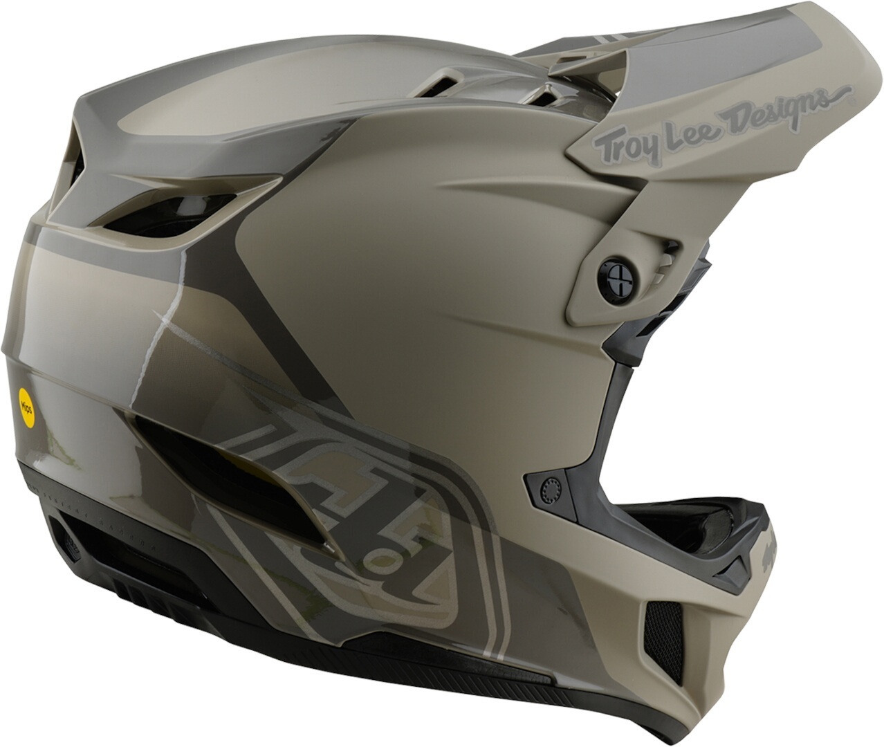 Troy Lee Designs D4 Mips Shadow Elmo da discesa in poliacrilite Kaki L (58/59) Figura 6