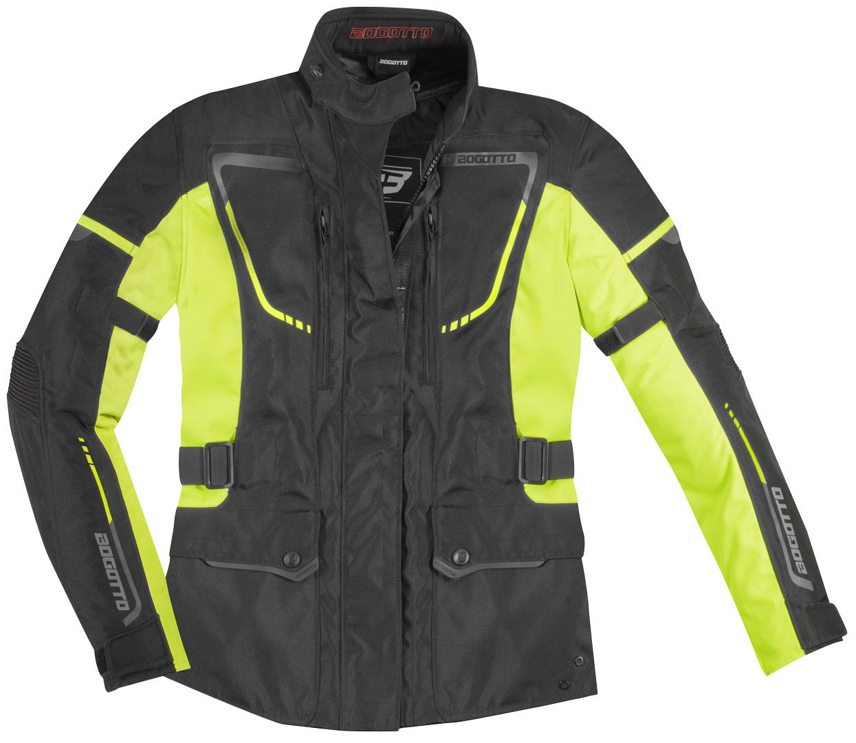 Bogotto Azury 2in1 imperméable dames moto textile veste noir/néon 4XL Figure 5