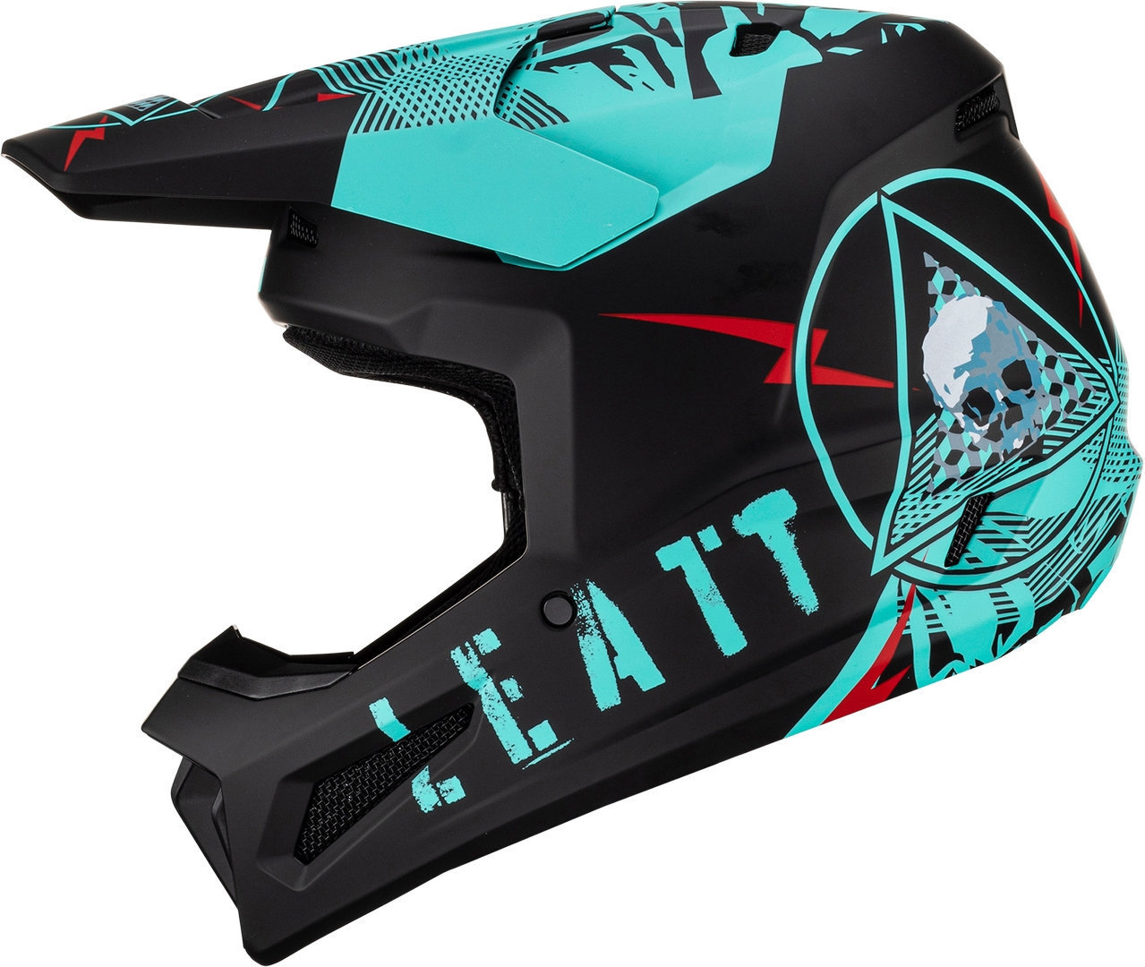 Leatt 2.5 Cască de motocross Negru mat/albastru S (55/56) Figura 4