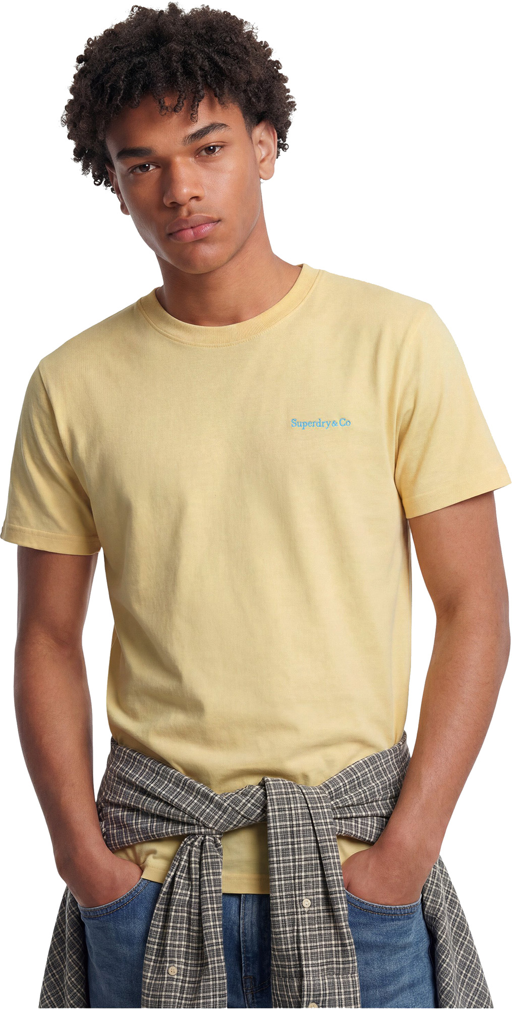 Superdry & Co Essential Company Logo Majica rumena S Slika 2