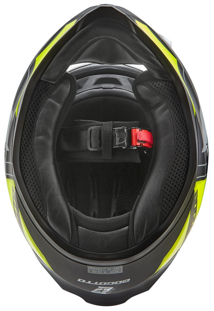 Bogotto V128 Strada Casco nero opaco/giallo 2XL Figura 4