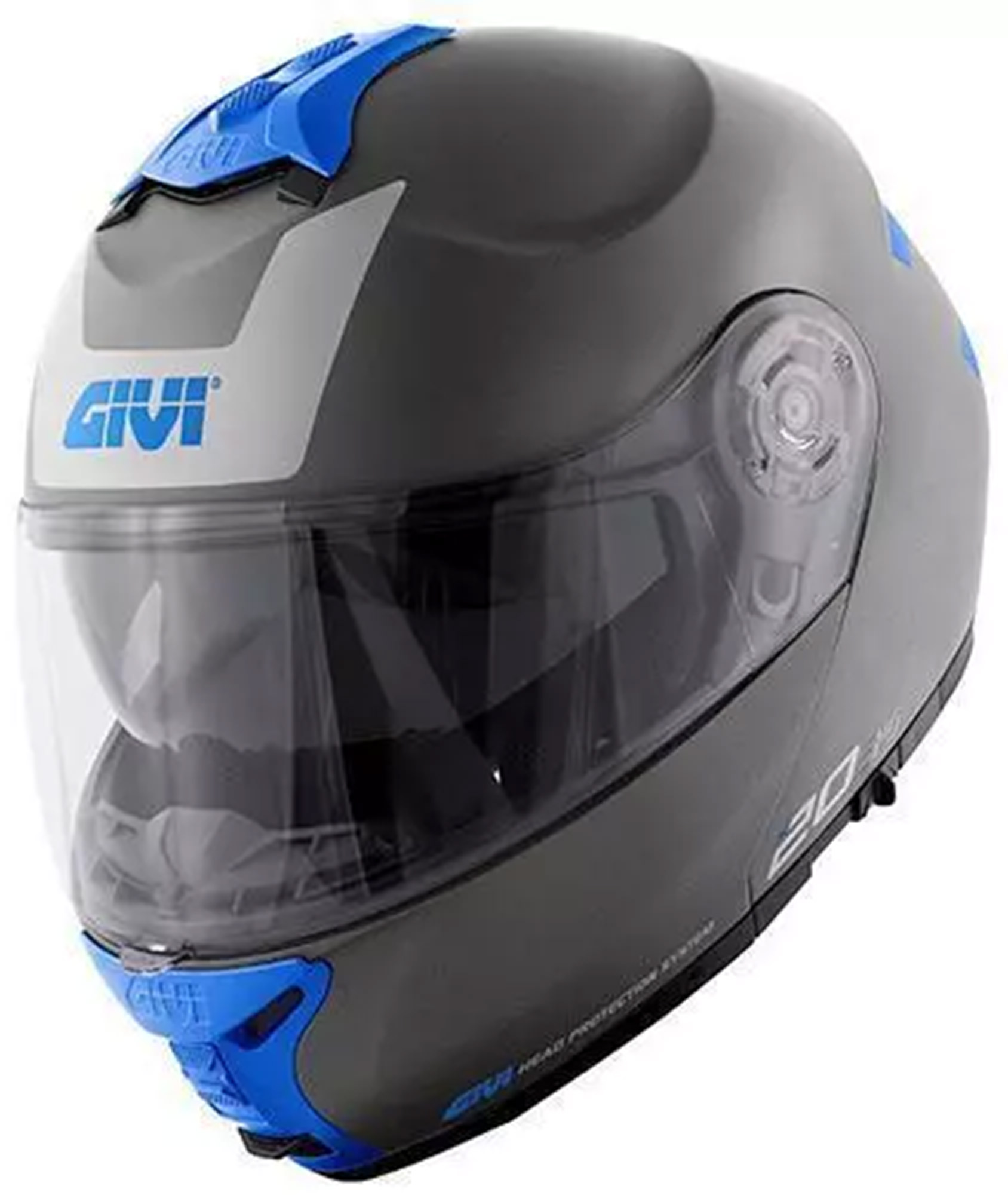 GIVI X.20 Expedition Evo Vyklopná prilba Strieborná matná/modrá L Obrázok 1