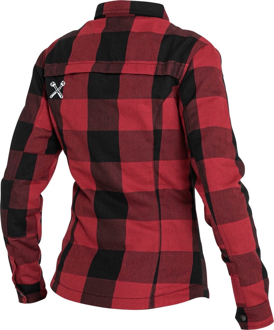 John Doe Motoshirt XTM Donna Moto Camicia nero/rosso 2XL Figura 3