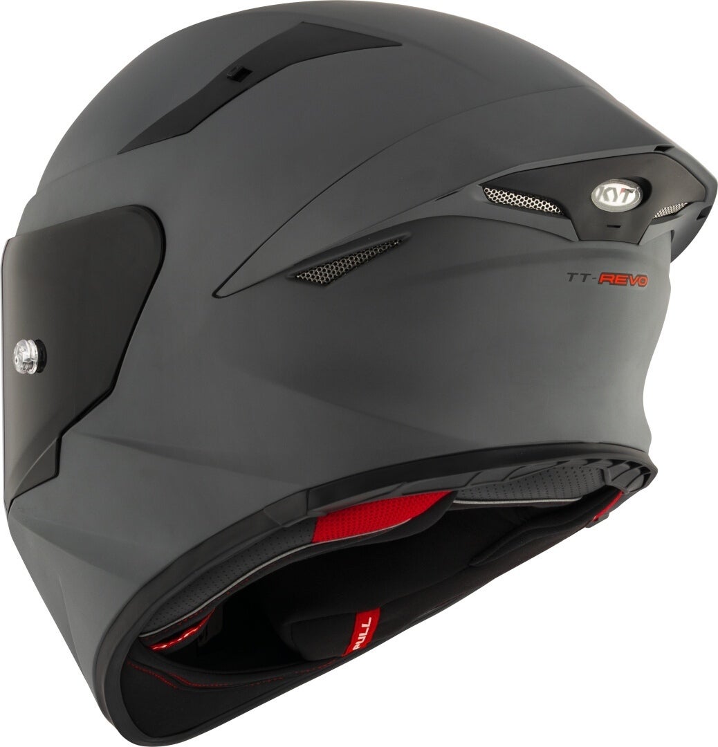 KYT TT-Revo Plain Helm grau matt XXL (63) Abbildung 3