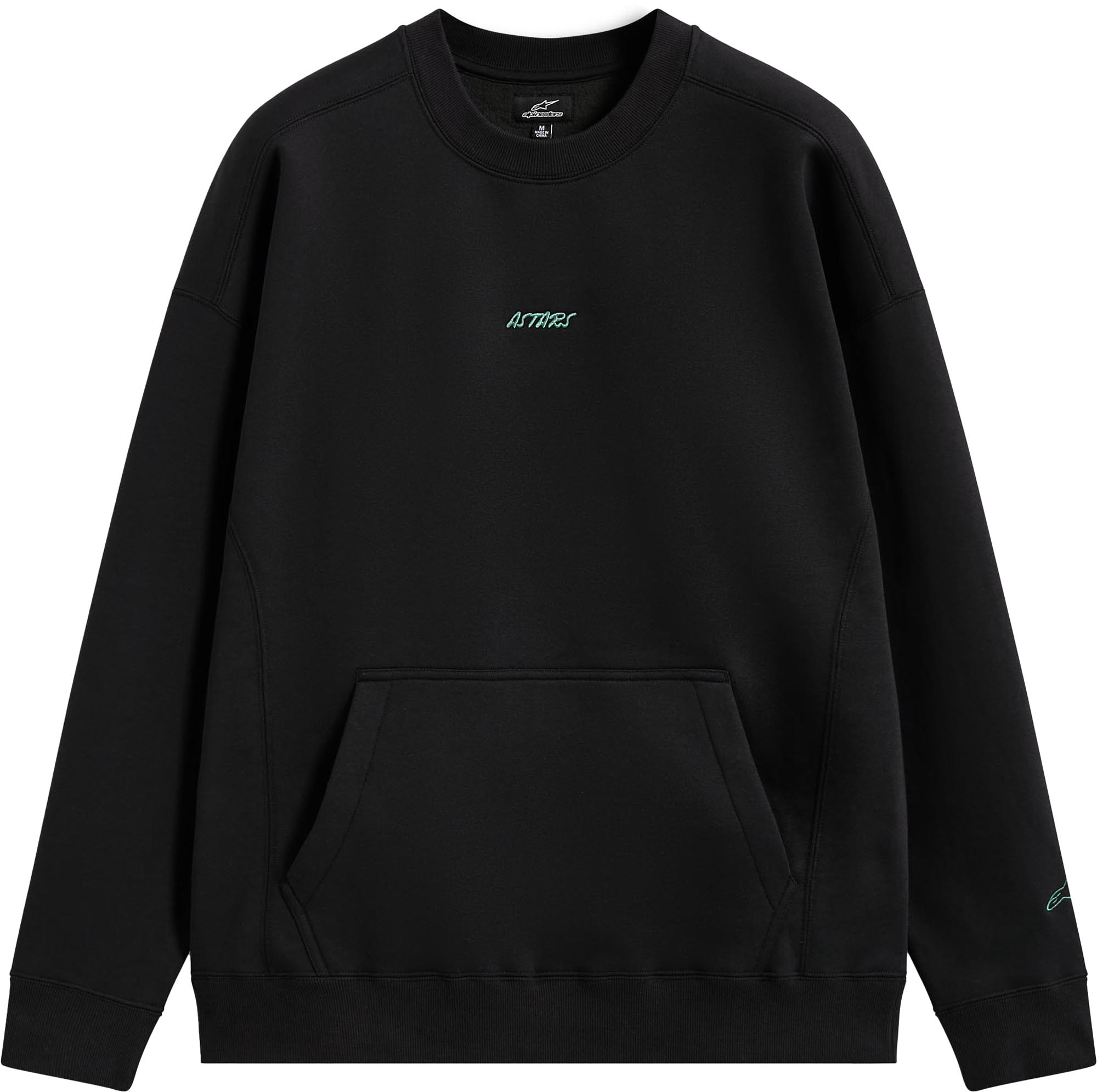 Alpinestars Guise Oversized Crew Φούτερ Μαύρο S Γράφημα 1