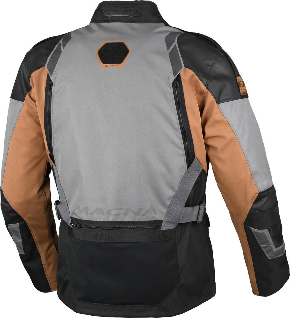 Macna Touros waterproof Motorcycle Textile Jacket black/brown 3XL Figure 4