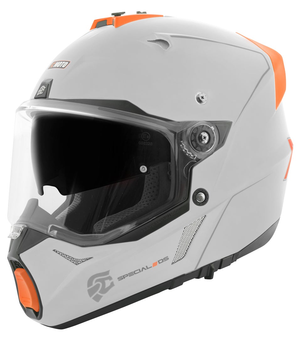FC-Moto Merkur Pro Straight Enduro Helm grau matt XL Abbildung 3