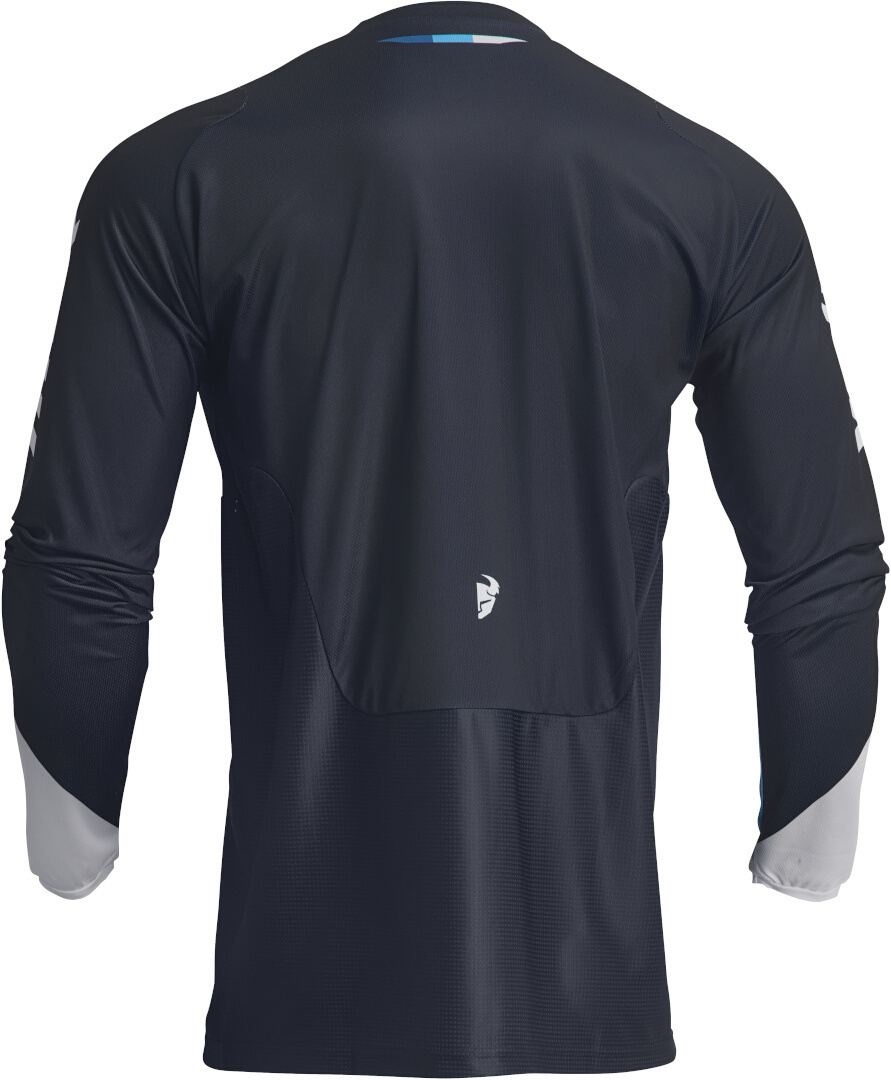 Thor Pulse Tactic Motocross Jersey azul escuro XXL Figura 2