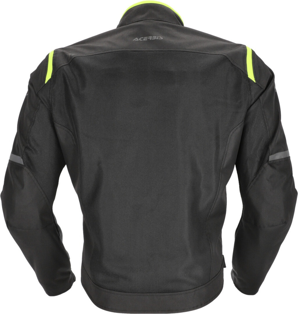 Acerbis Ramsey Vented 2.0 Mesh Motorcycle Textile Jacket black/yellow XL Figure 11