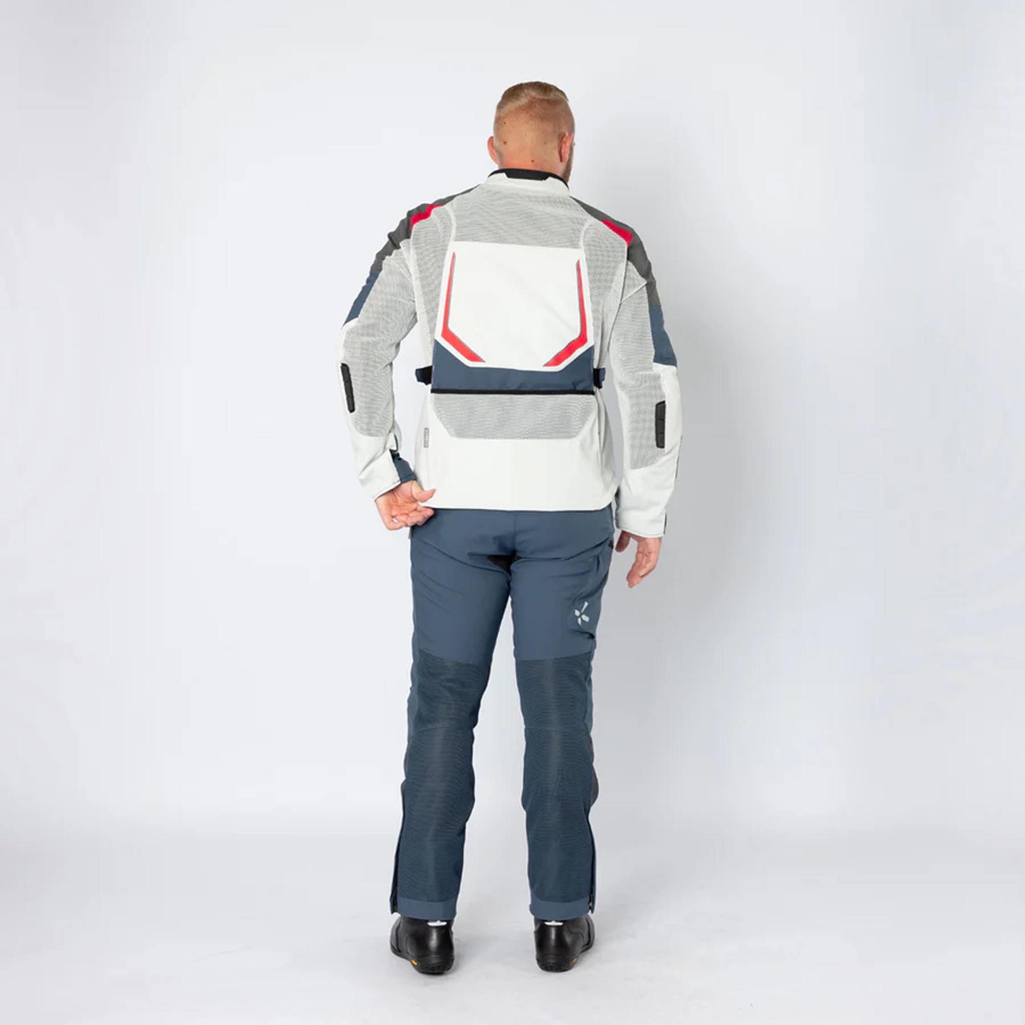 IXS Tourster-Big Air 1.0 Mesh Motorcycle Textile Jacket grey/blue/red/sand 4XL Figure 6