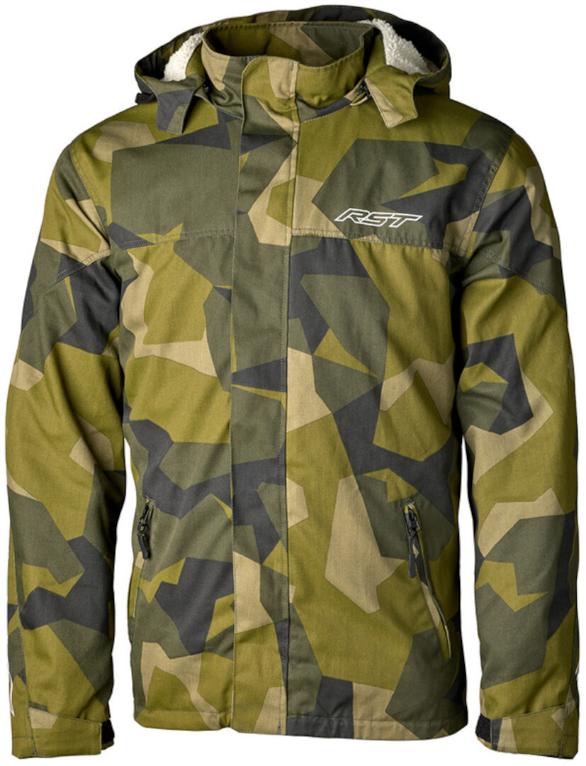 RST Loadout Full Zip Moto textilní bunda Zelená/maskování M Obrázek 1