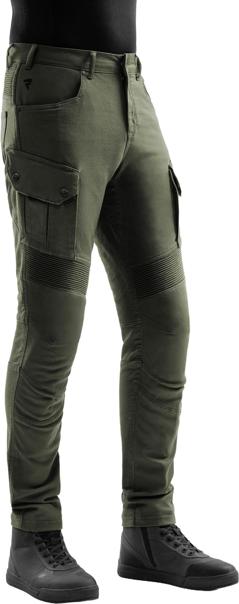 Side view of Rebelhorn Faster Motorcycle Jeans