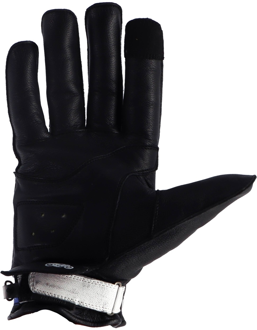 Helstons Ziper Motorcykel handsker sort/blå/hvid 13 Figur 2