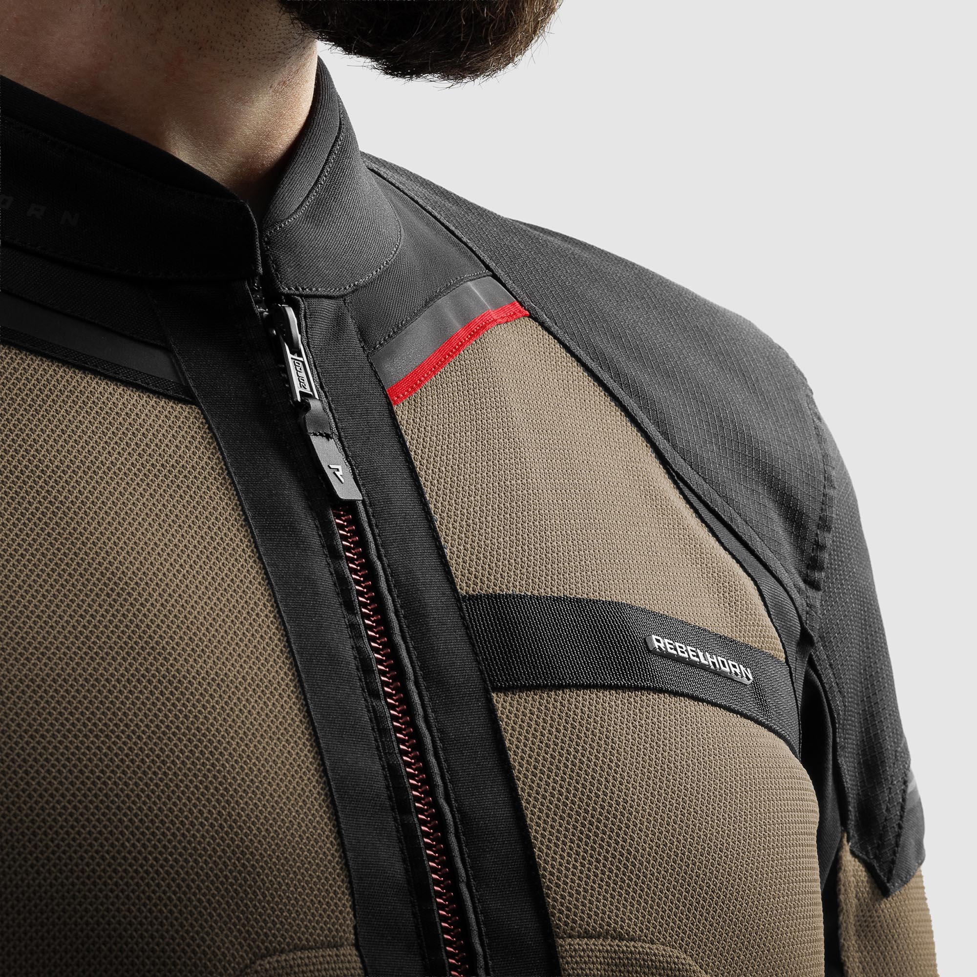 Rebelhorn Scandal 3 Motorcycle Textile Jacket black/sand M Figure 5