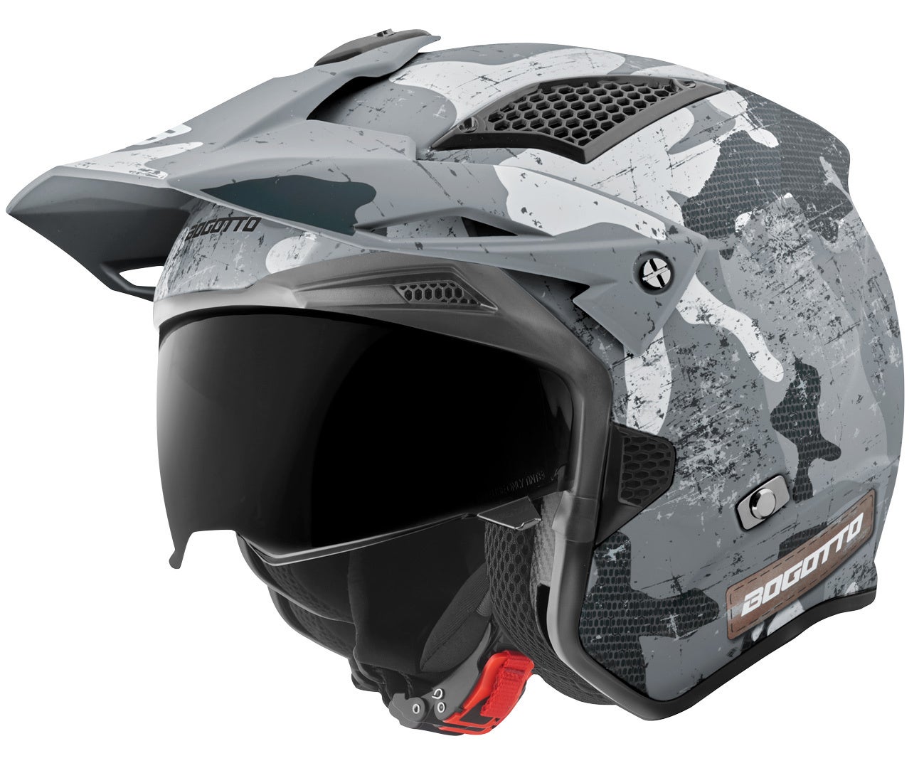 Bogotto Radic Camo Casque Blanc mat/gris L Figure 3