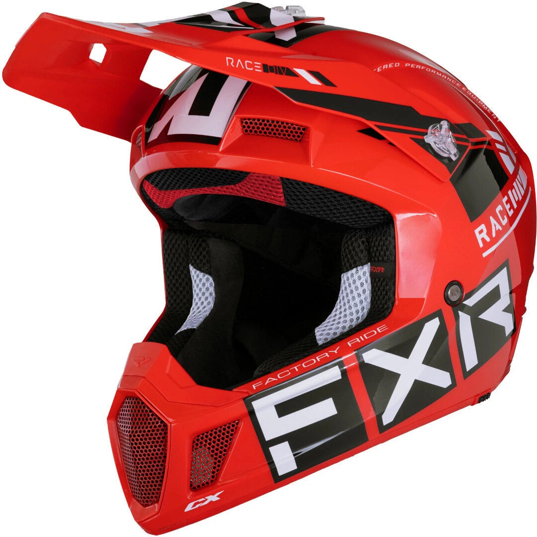 FXR Clutch CX Pro MIPS Casco Motocross rosso/nero/bianco M (57/58) Figura 1