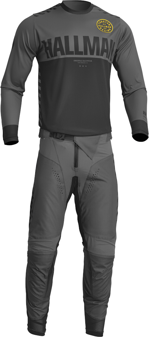 Thor Hallman Differ Slice Maillot de Motocross Gris oscuro/negro L Figura 3