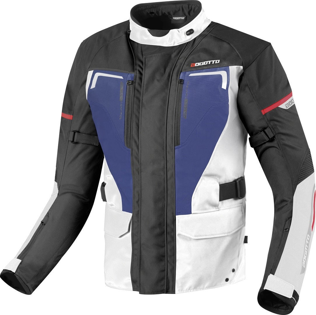 Bogotto Aveno waterproof 3in1 waterproof Motorcycle Textile Jacket blue/black M Figure 1