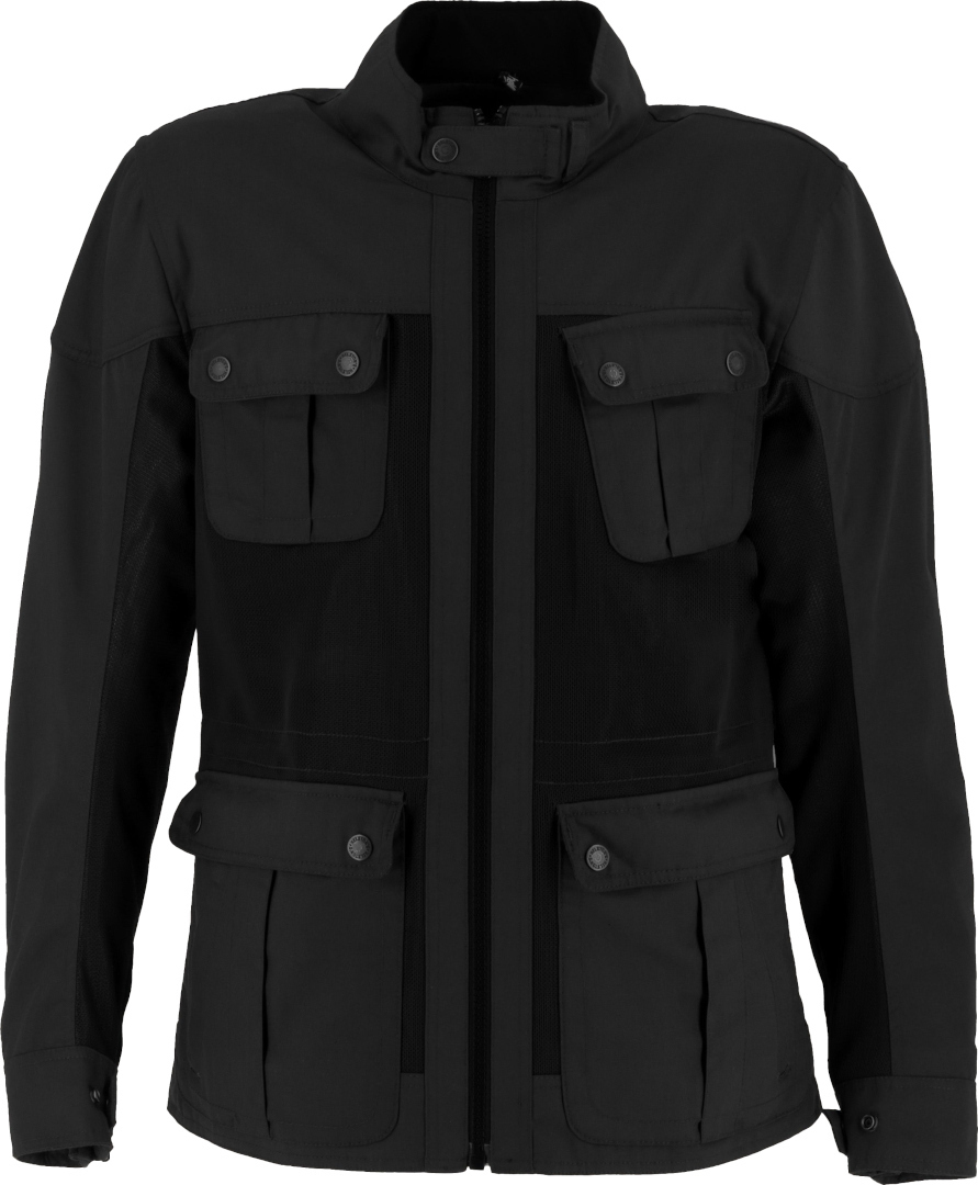 Helstons Forward Air waterprrof Motorcycle Textile Jacket black L Figure 1