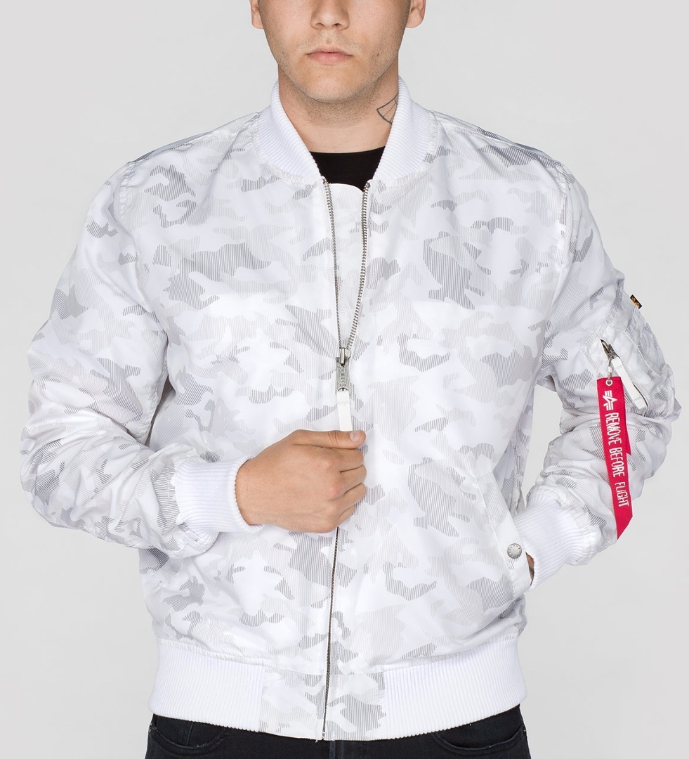 Alpha Industries MA-1 TT Jacket white/camouflage M Figure 3
