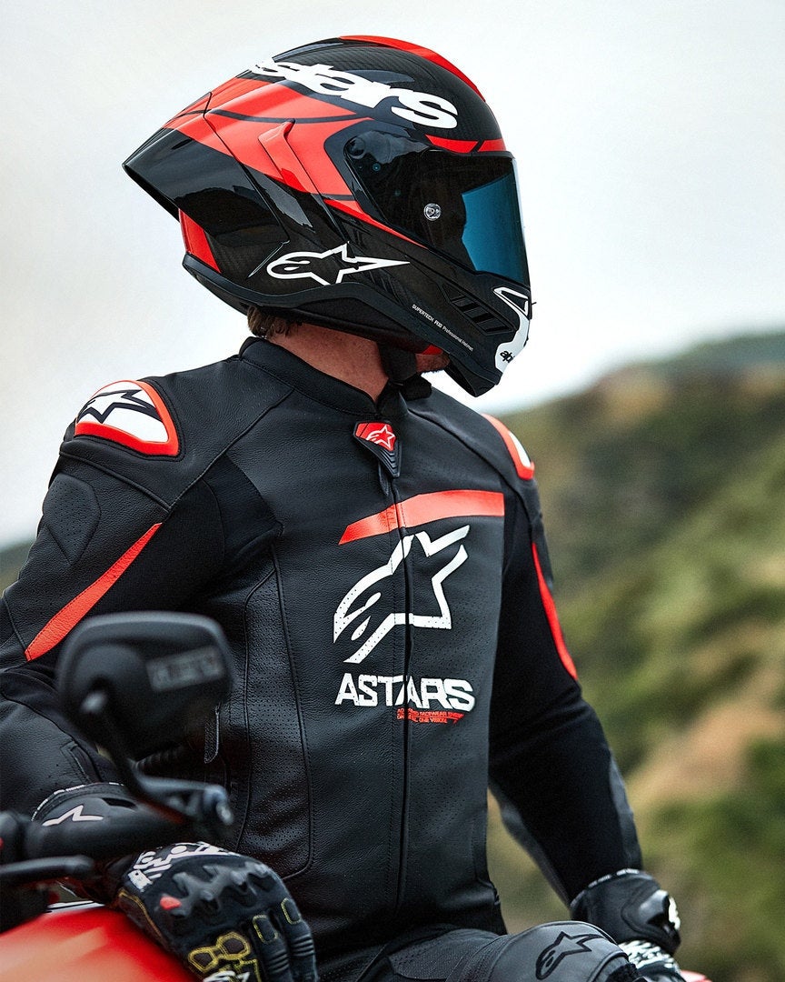 Alpinestars Supertech R10 Element Carbon Helm schwarz/rot/weiß L (59/60) Abbildung 15