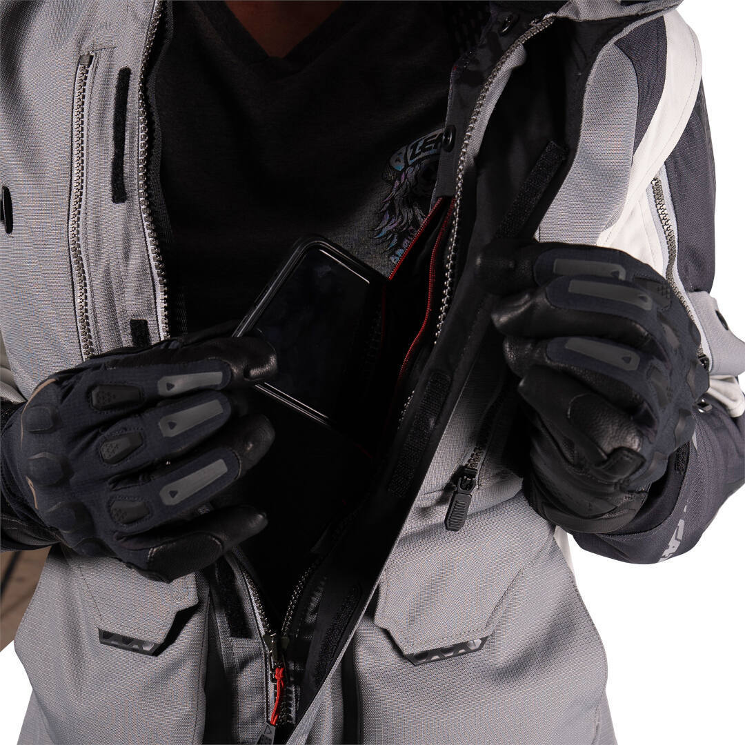 Leatt ADV Multitour 5.5 Damen Motorrad Textiljacke dunkelgrau/hellgrau S Abbildung 7