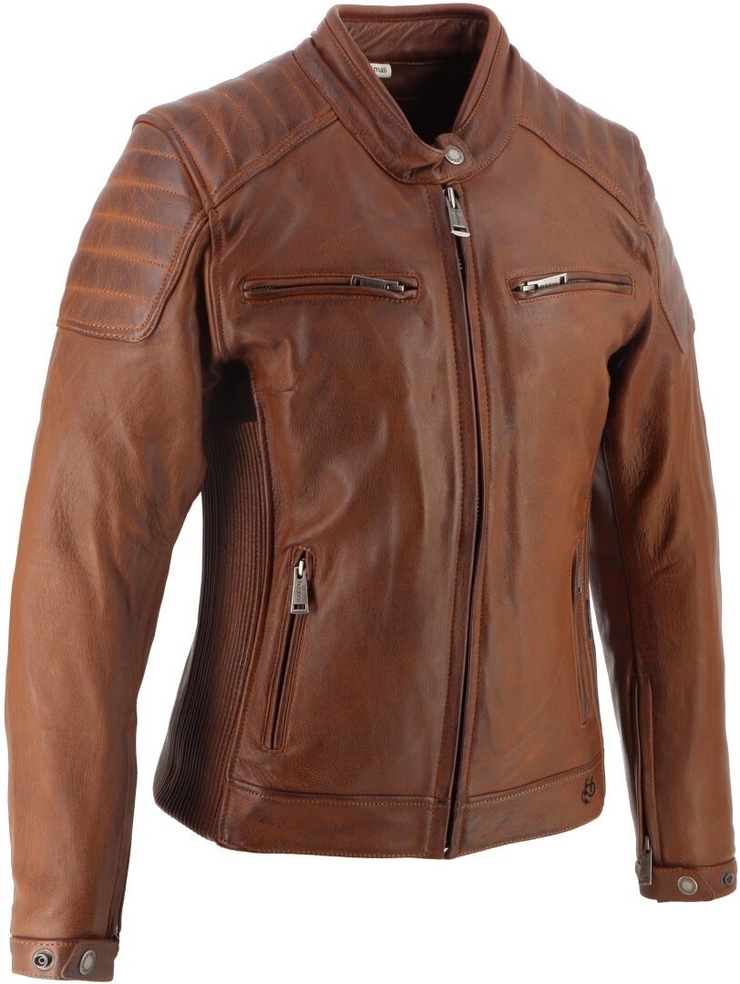 Helstons Jody Ladies Motorcycle Leather Jacket brown XL Figure 3