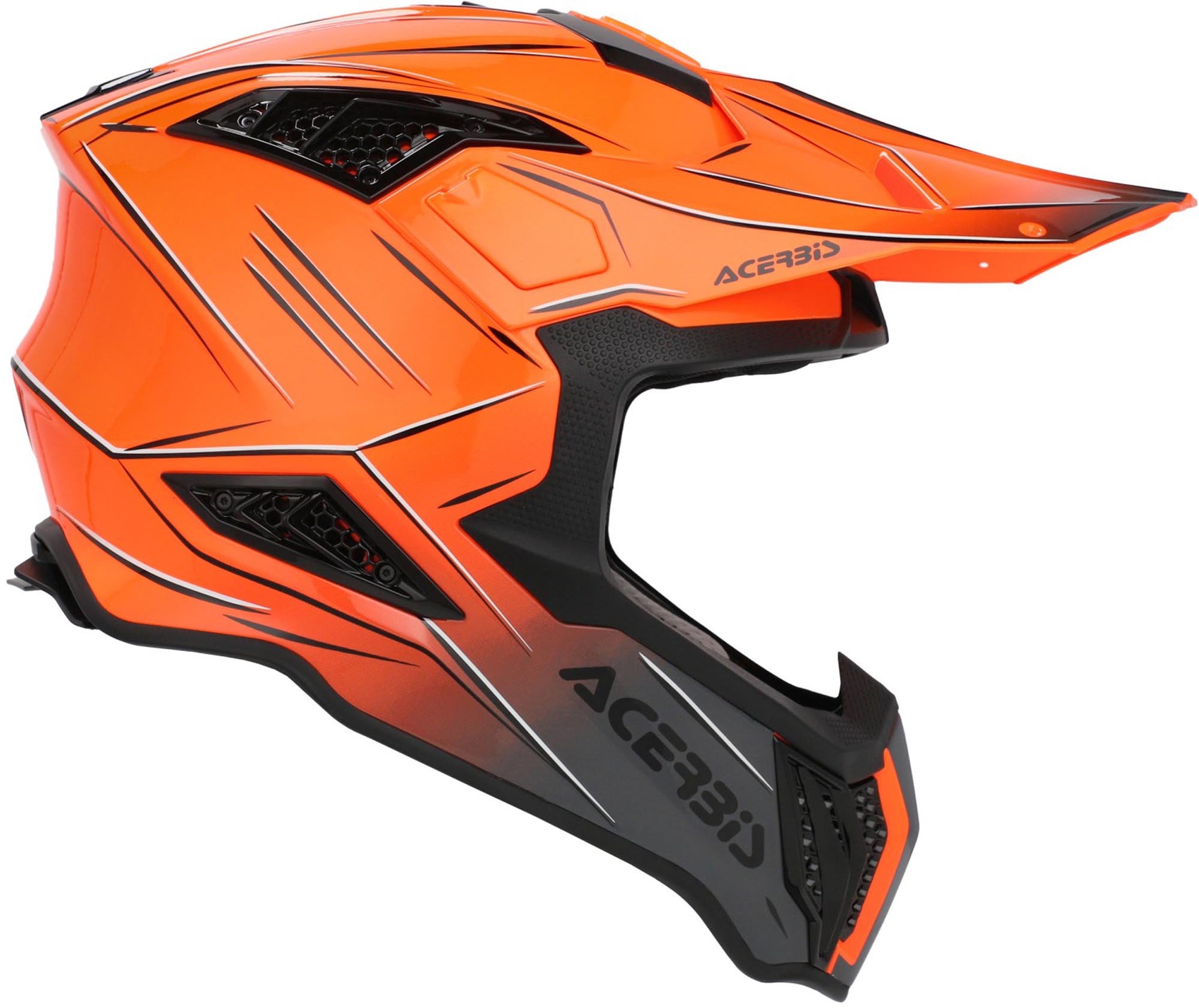 Acerbis Airstrike-X Scratch Motocrosshelm oranje/grijs XXL (63/64) Figuur 2