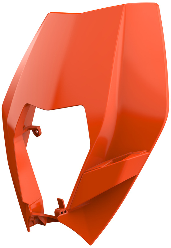 POLISPORT Orange strålkastarplatta KTM EXC/EXC-F Figur 3