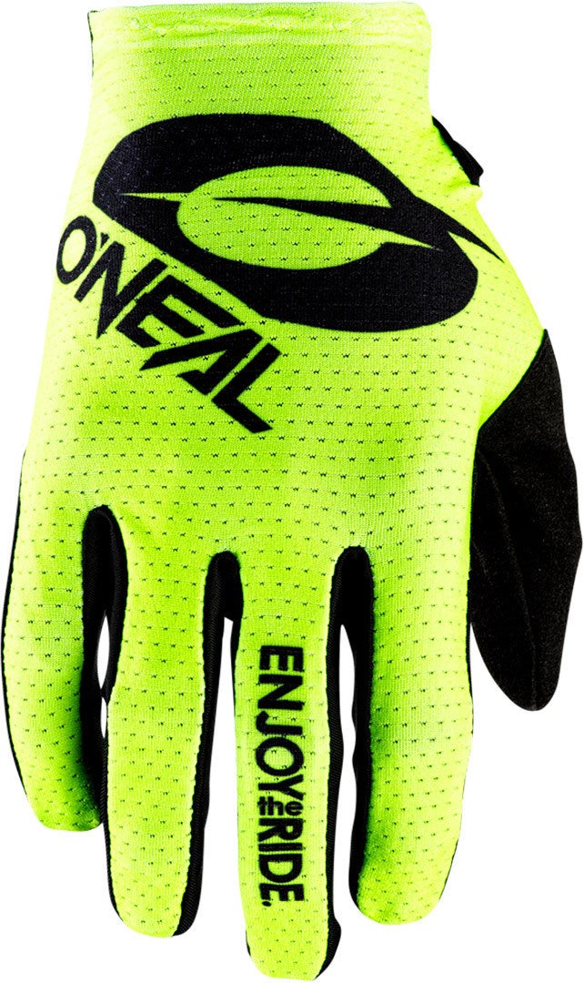Oneal Men's Neon Yellow Matrix Stacked Motocross Gloves