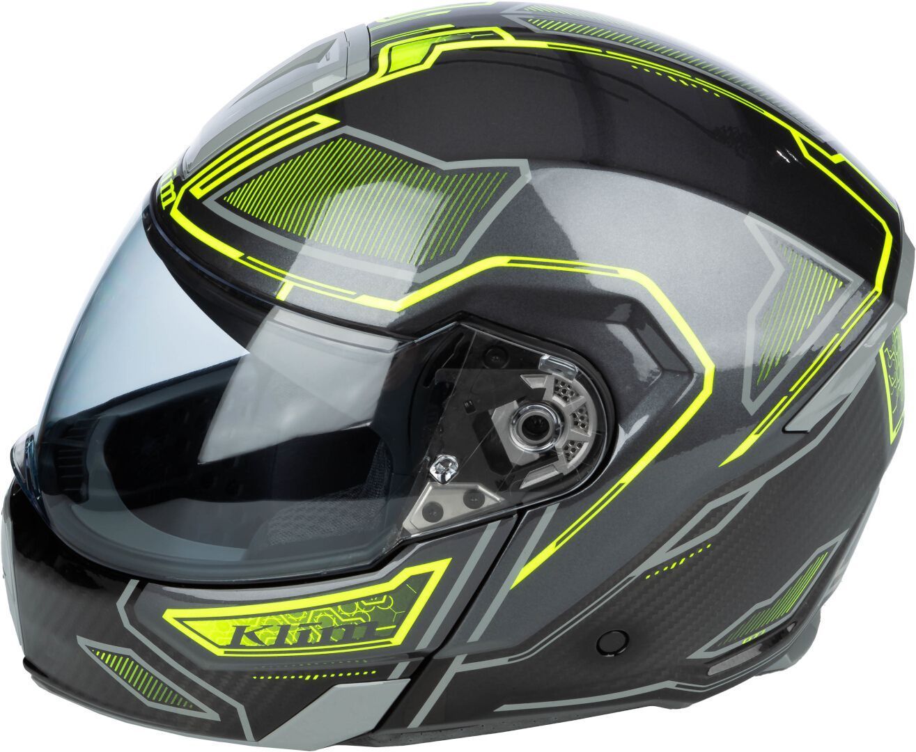 Klim GT1 Expedition Carbon hjelm sort/neon-gul L (59/60) Figur 7