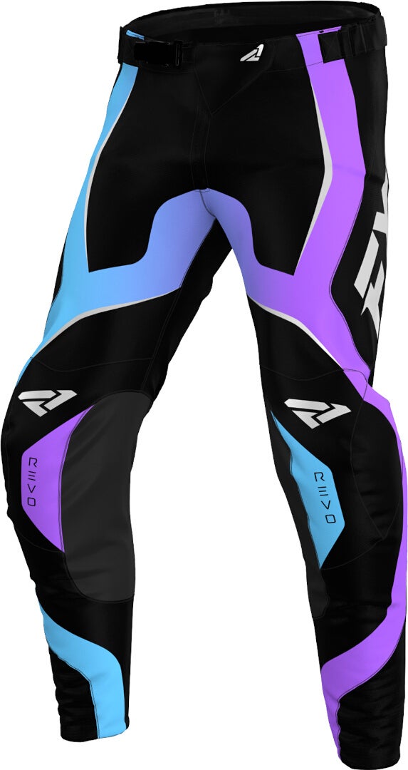 FXR Revo 2025 Pantaloni da motocross blu/viola 32 Figura 1