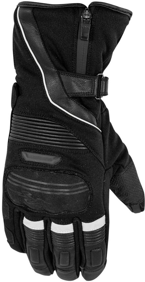 Rusty Stitches Cole Waterproof Motorcycle Gloves black/white 4XL Figure 1