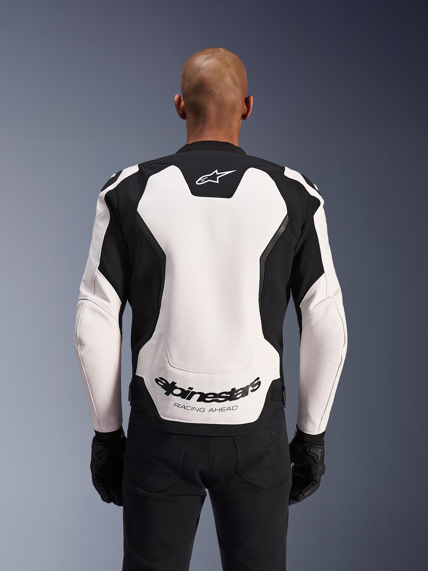 Alpinestars GP Force V2 Giacca in pelle da moto bianco/nero 58 Figura 5