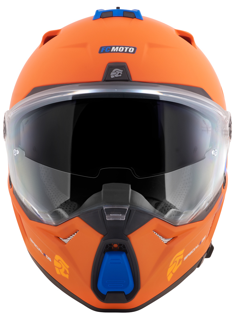 FC-Moto Merkur Pro Straight Cască Enduro Orange matt S Figura 6