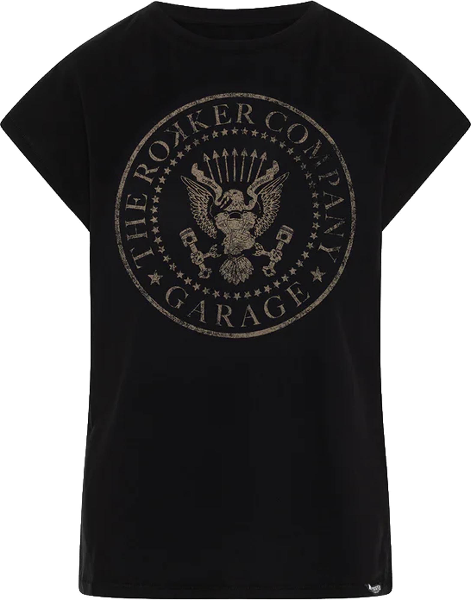 Rokker Johnny Damer T-skjorte Svart S Figur 1