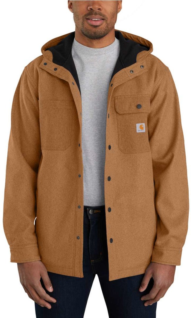 Carhartt Wind and Rain Bonded Jacket brown XXL Figure 2