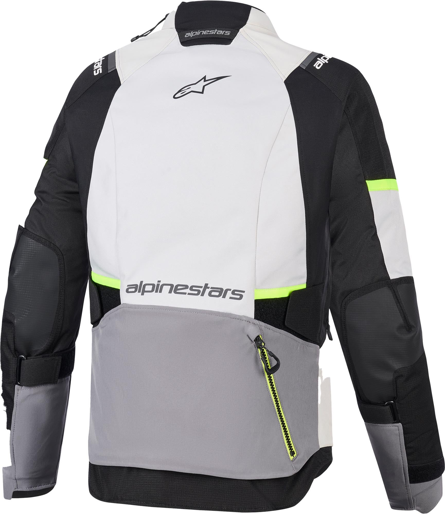 Alpinestars Stella Andes V4 Drystar vandtæt dame motorcykel tekstiljakke mørkegrå/sort/gul M Figur 2
