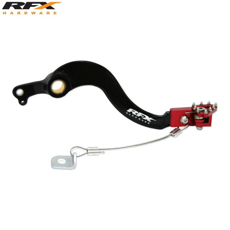 RFX Palanca del freno trasero Pro FT (Negro/Rojo)